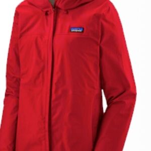 PATAGONIA WOMENS TORRENTSHELL RAIN JACKET COAT RED MEDIUM